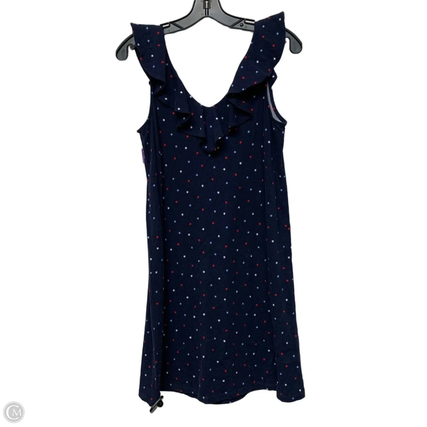 Dress Casual Short By Crown And Ivy In Blue & Red & White, Size: S