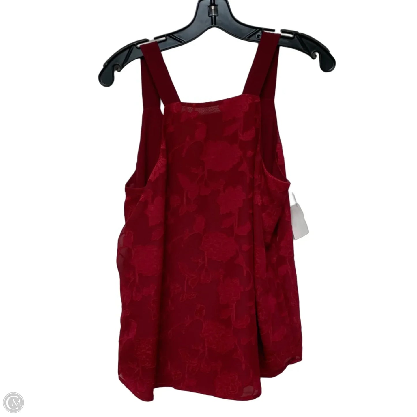 Top Sleeveless By Loft In Red, Size: S