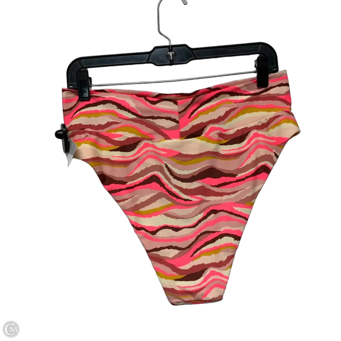 Swimsuit Bottom By Aerie In Pink & Yellow, Size: Xl