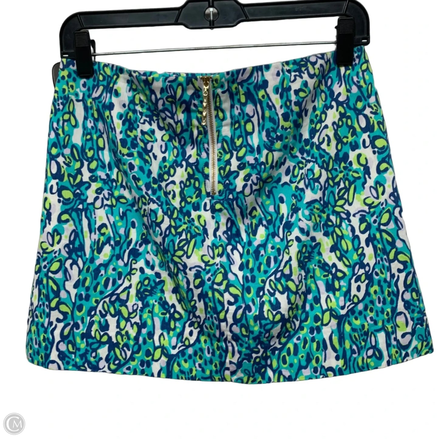 Skort Designer By Lilly Pulitzer In Blue & Green, Size: 0