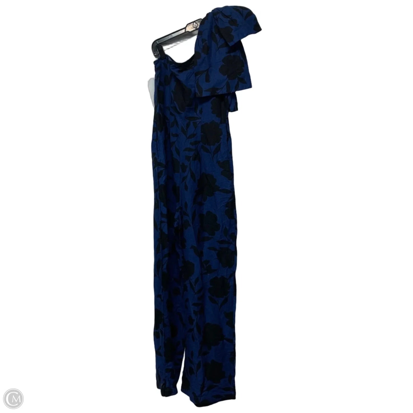 Jumpsuit Designer By Kate Spade In Black & Blue, Size: Xs