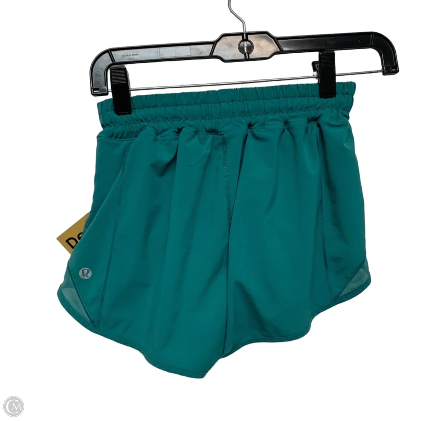 Athletic Shorts By Lululemon In Green, Size: Xs