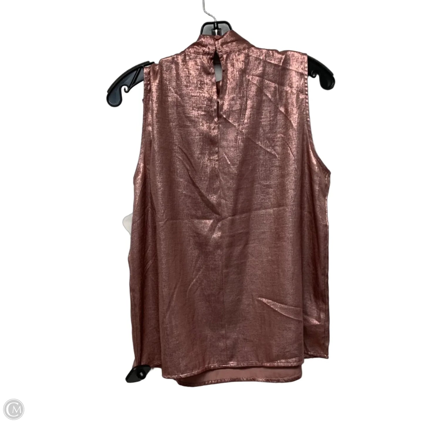 Top Sleeveless By Ann Taylor In Pink, Size: S
