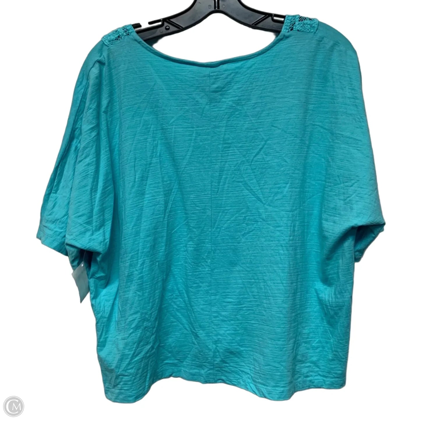 Top Short Sleeve By Ruby Rd In Blue, Size: Xlp
