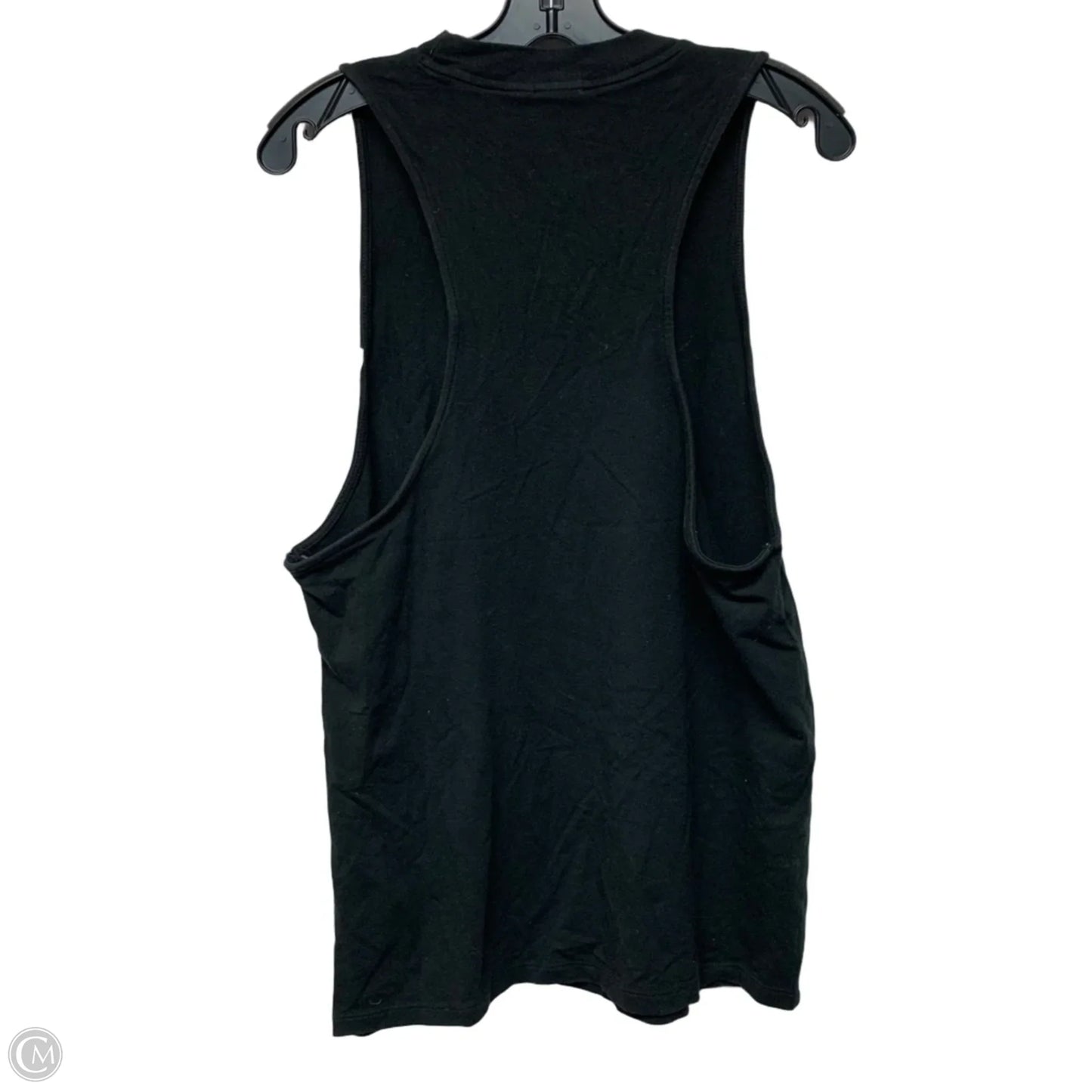 Athletic Tank Top By Adidas In Black & White, Size: M