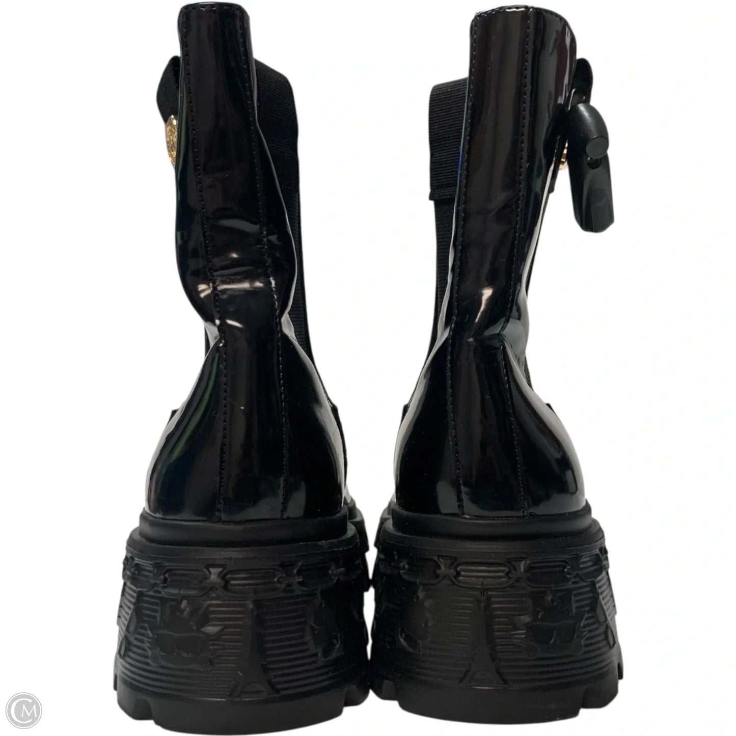 Boots Designer By Karl Lagerfeld In Black, Size: 8.5