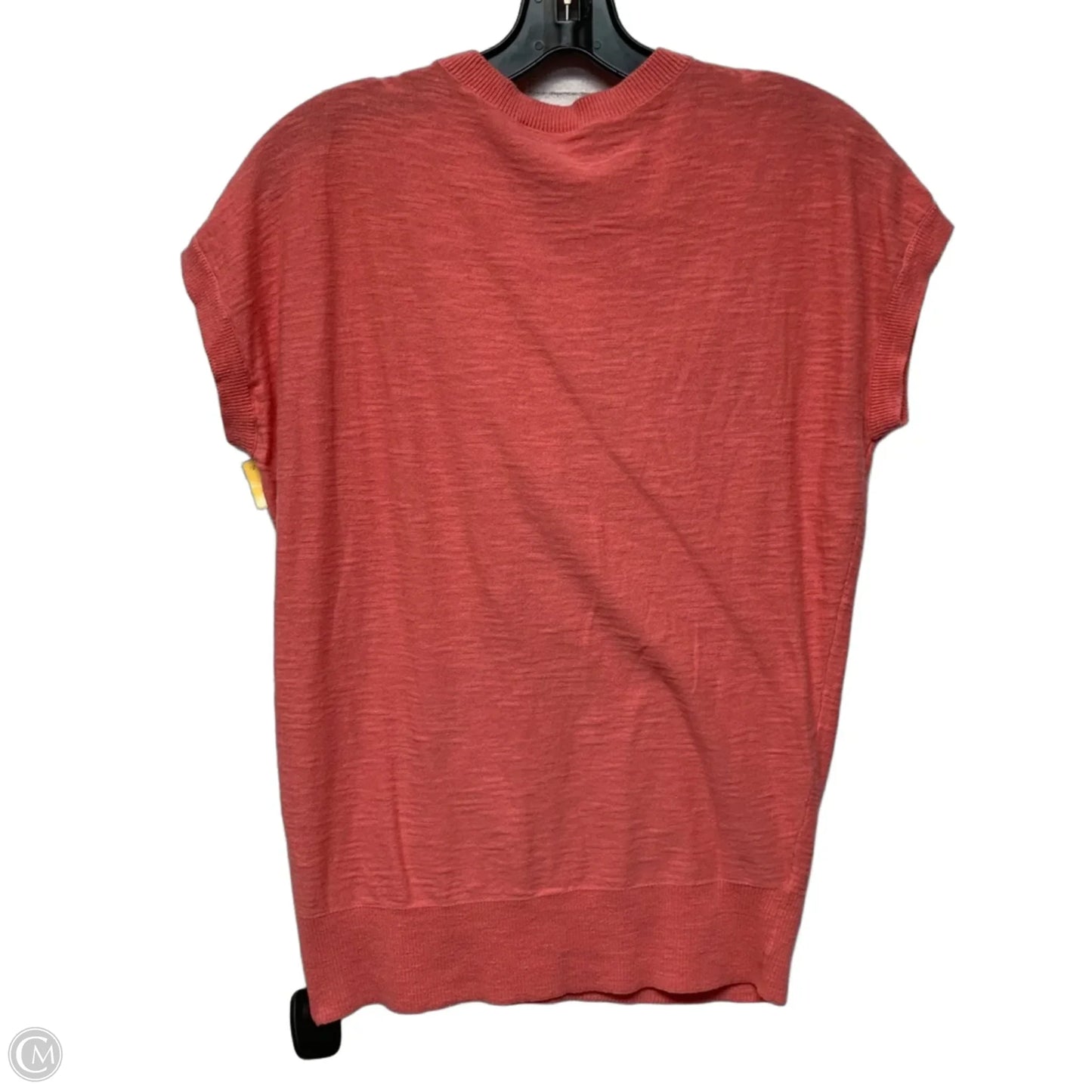 Top Short Sleeve By Loft In Pink, Size: S