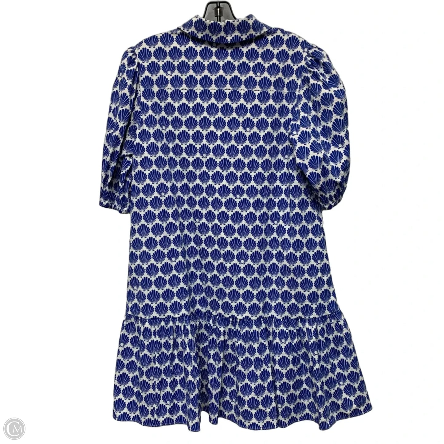 Dress Designer By Kate Spade In Blue & White, Size: M