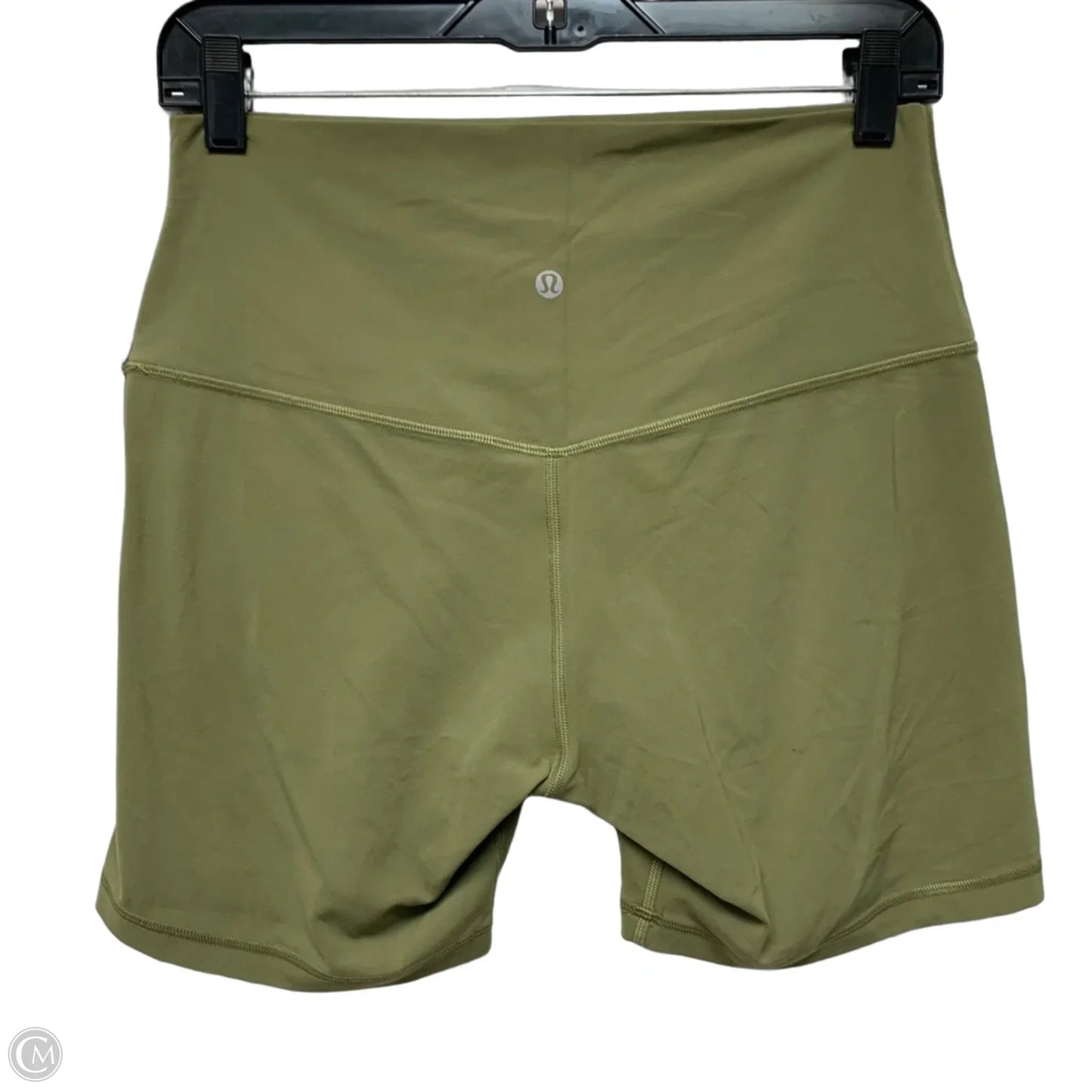 Athletic Shorts By Lululemon In Green, Size: M