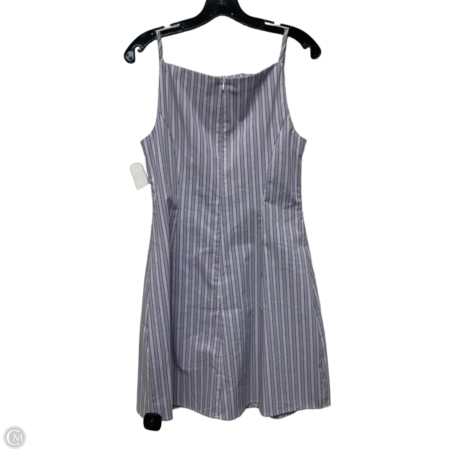 Dress Casual Short By Exquise In Purple & White, Size: S