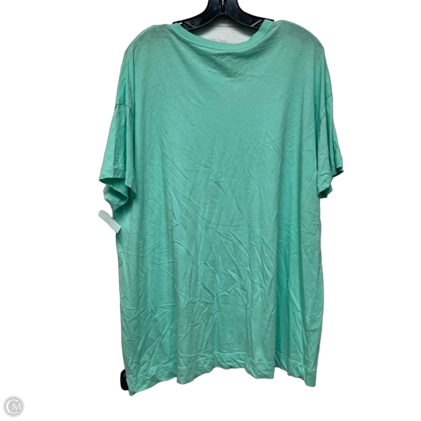 Top Short Sleeve Basic By Old Navy In Teal, Size: Xl