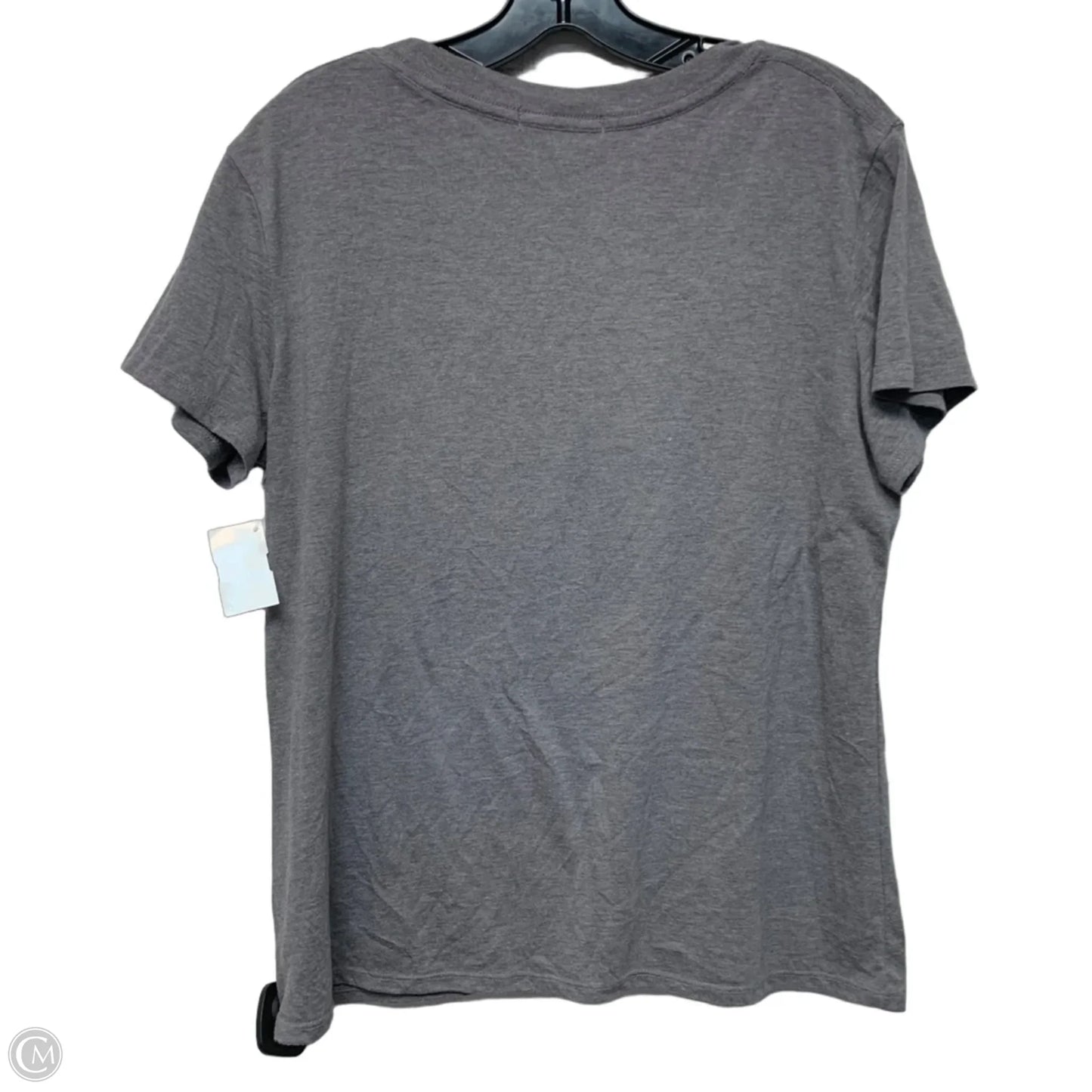 Top Short Sleeve By Clothes Mentor In Grey, Size: M