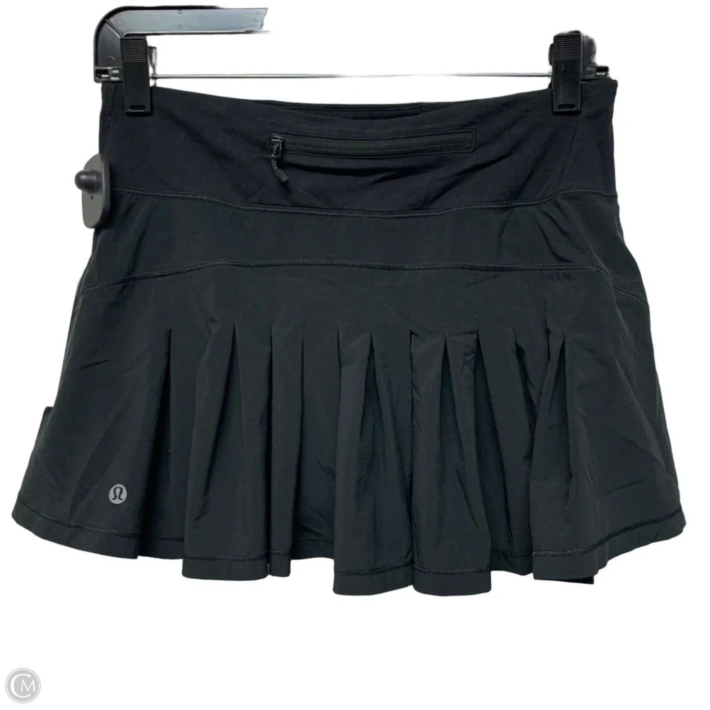 Athletic Skort By Lululemon In Black, Size: S