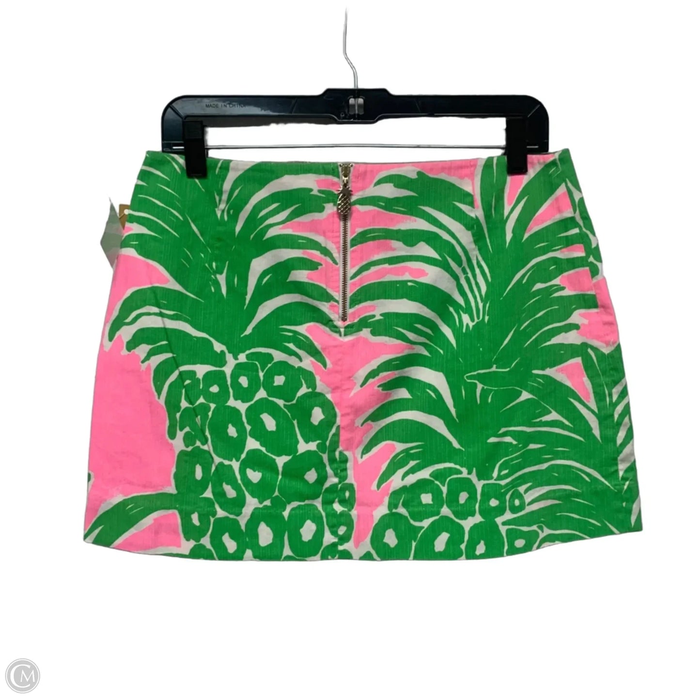 Skirt Designer By Lilly Pulitzer In Green & Pink, Size: S