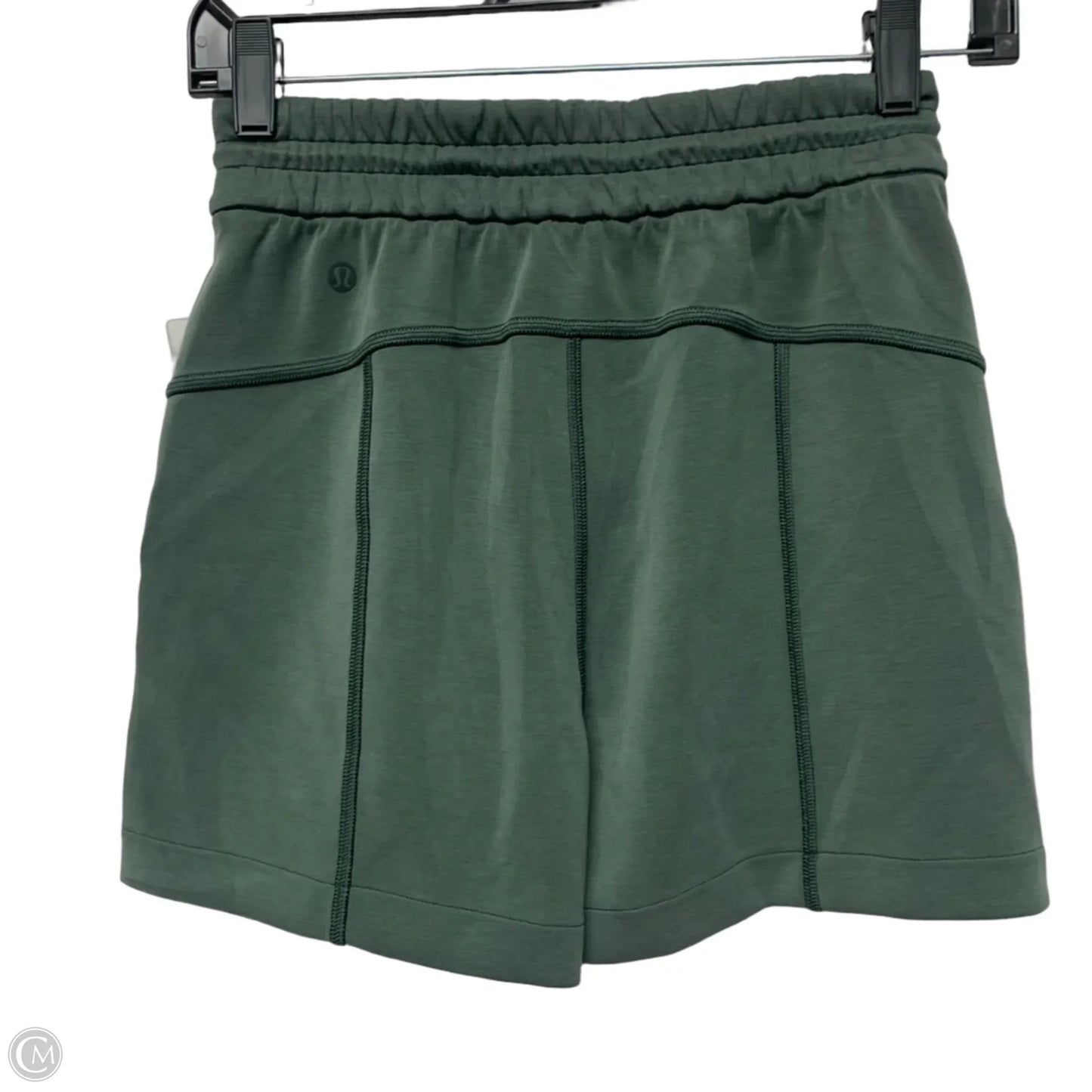Athletic Shorts By Lululemon In Green, Size: Xs