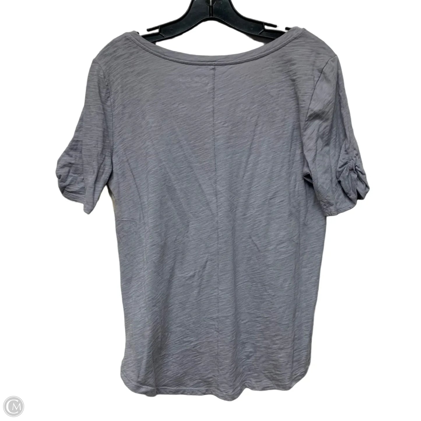 Top Short Sleeve Basic By Loft In Blue, Size: M