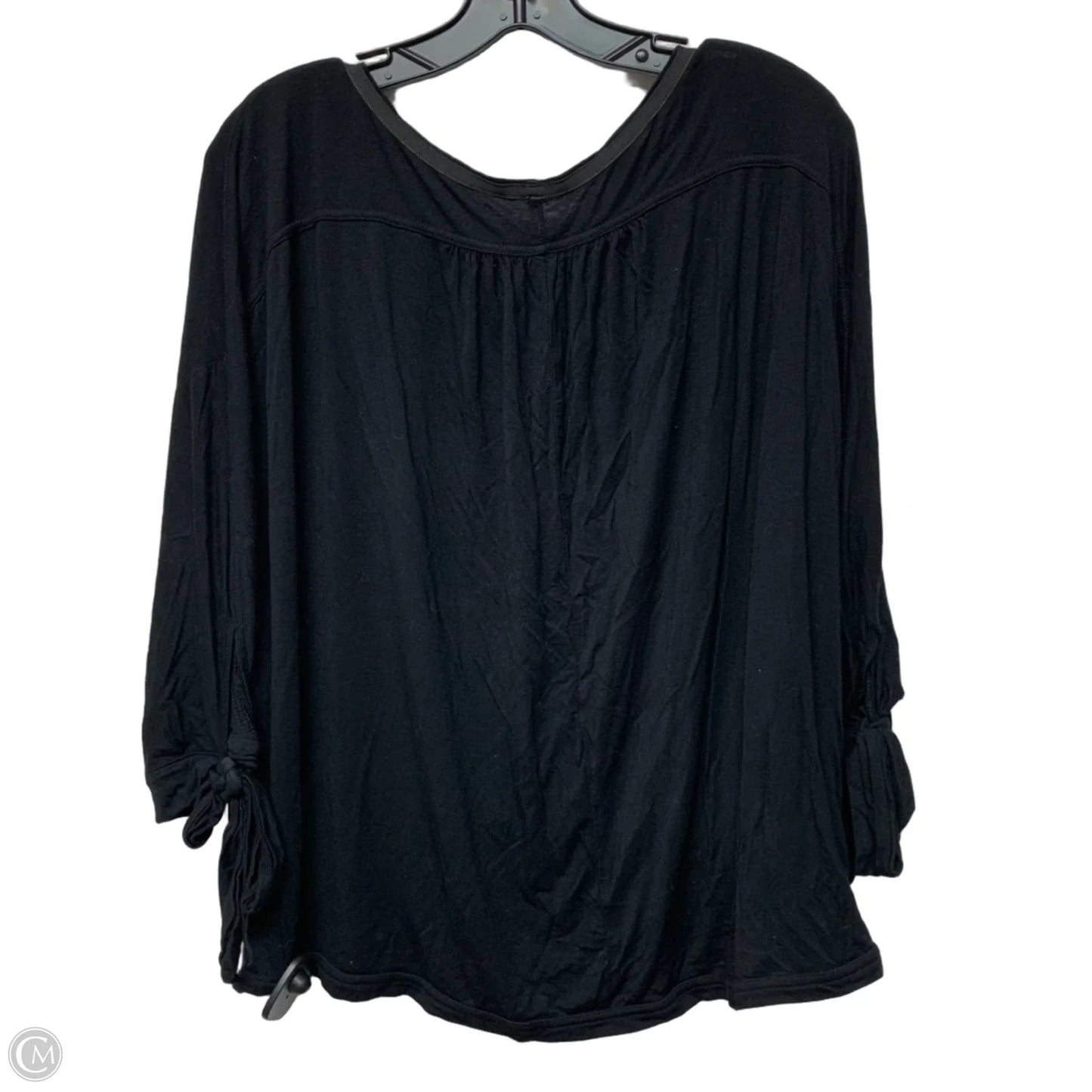 Top 3/4 Sleeve By Free People In Black, Size: M