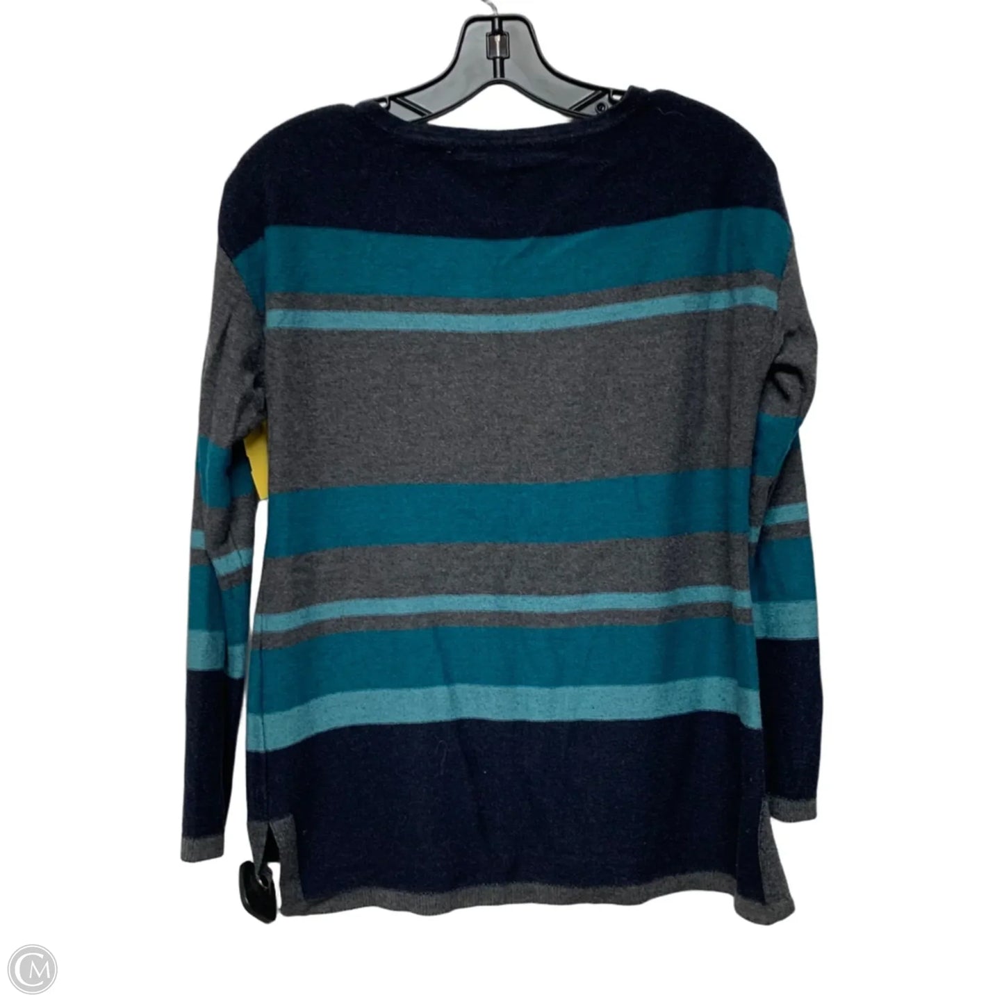 Sweater By Talbots In Blue & Grey, Size: S