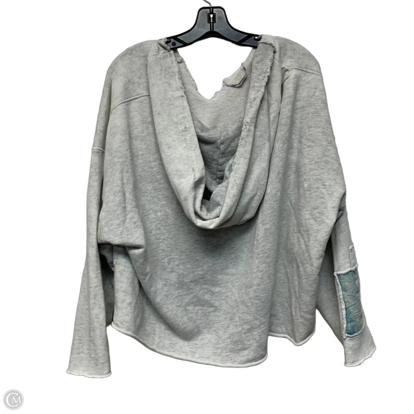 Sweatshirt Hoodie By We The Free In Blue & Grey, Size: Xl