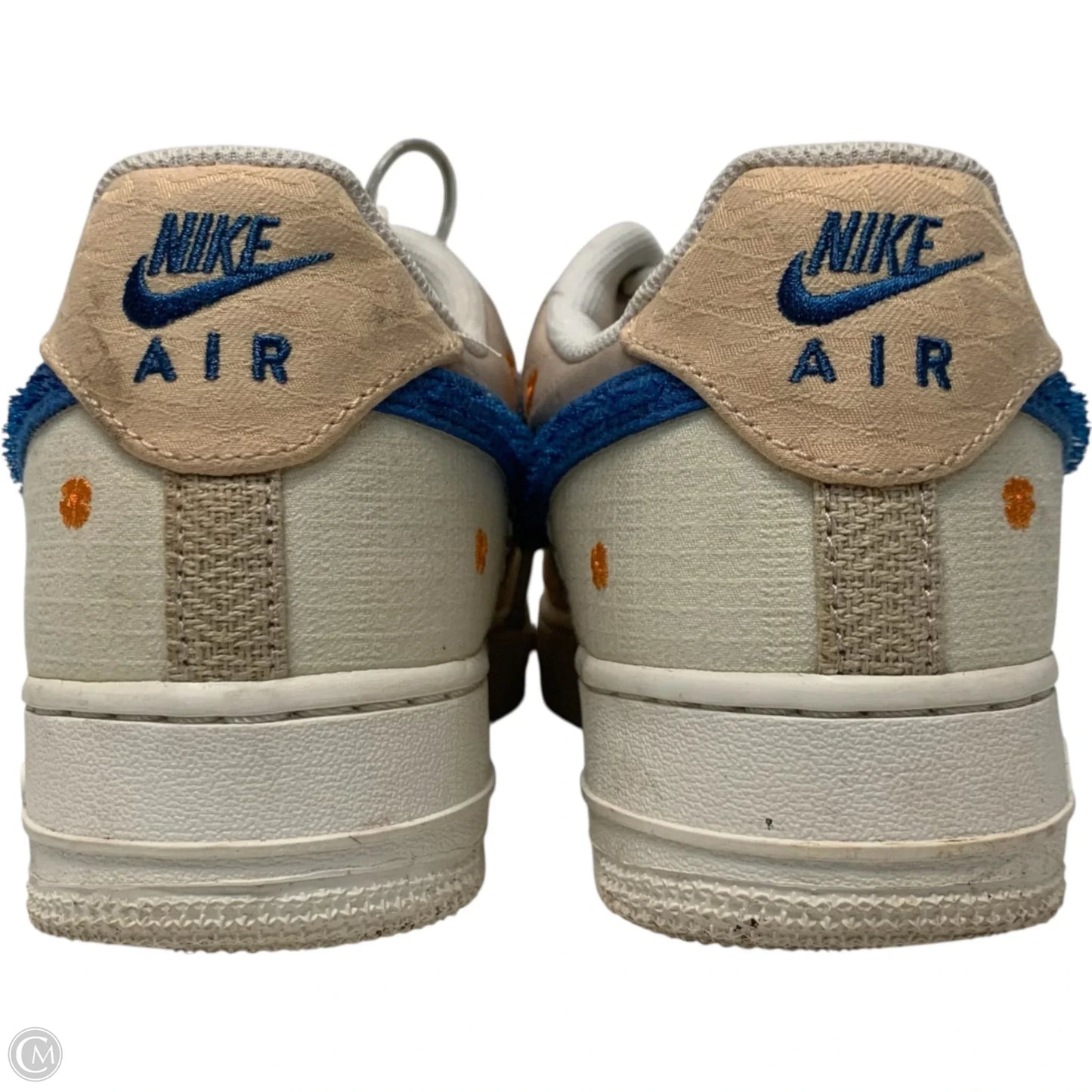 Shoes Sneakers By Nike In Blue & Cream, Size: 8.5