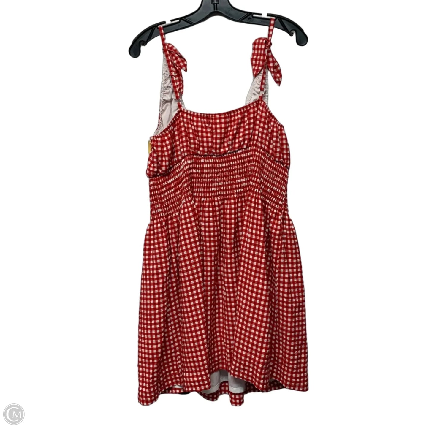 Dress Casual Short By Lee In Red & White, Size: Xl