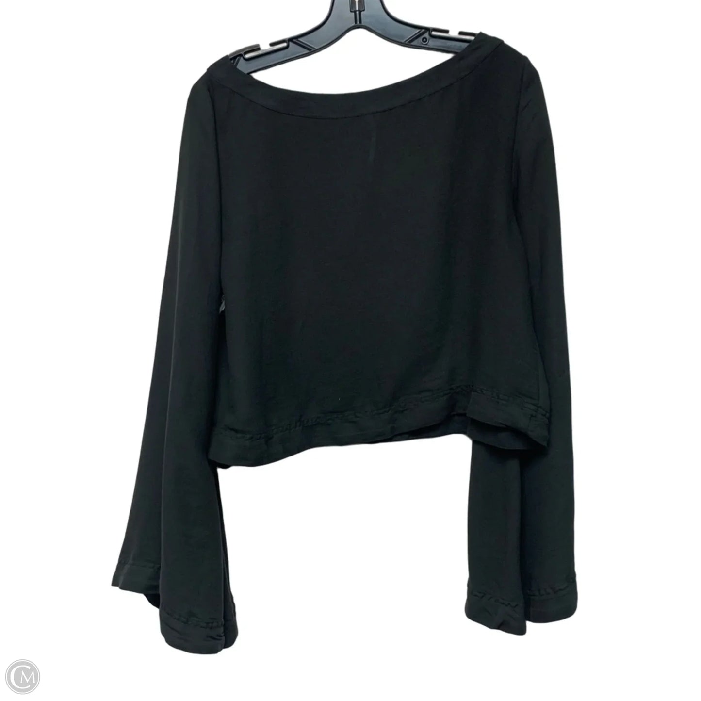 Blouse Long Sleeve By Free People In Black, Size: M