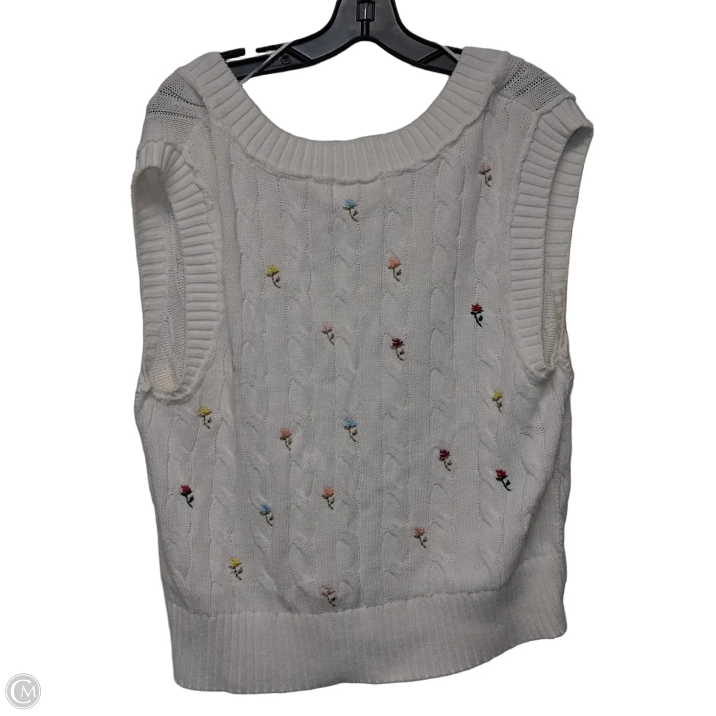 Vest Sweater By Free People In White, Size: M