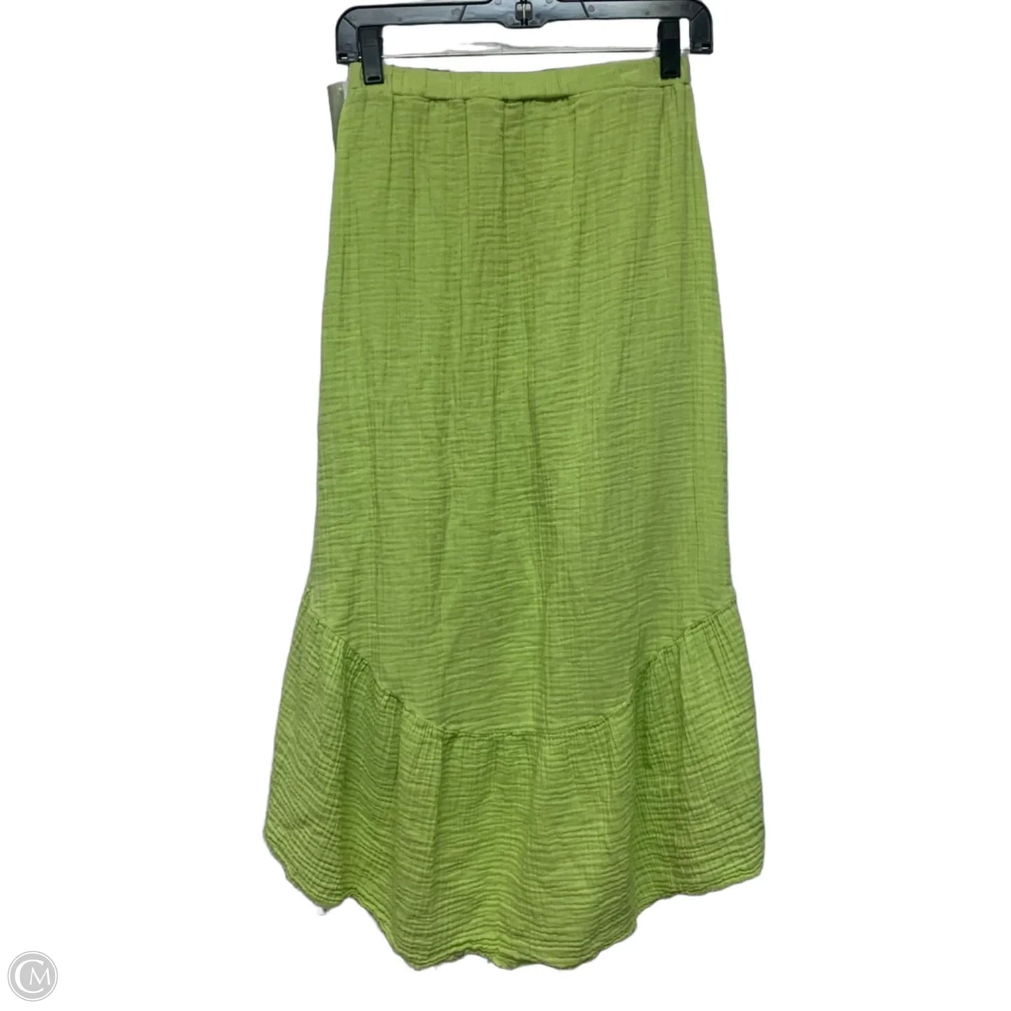 Skirt Maxi By Stark In Chartreuse, Size: S