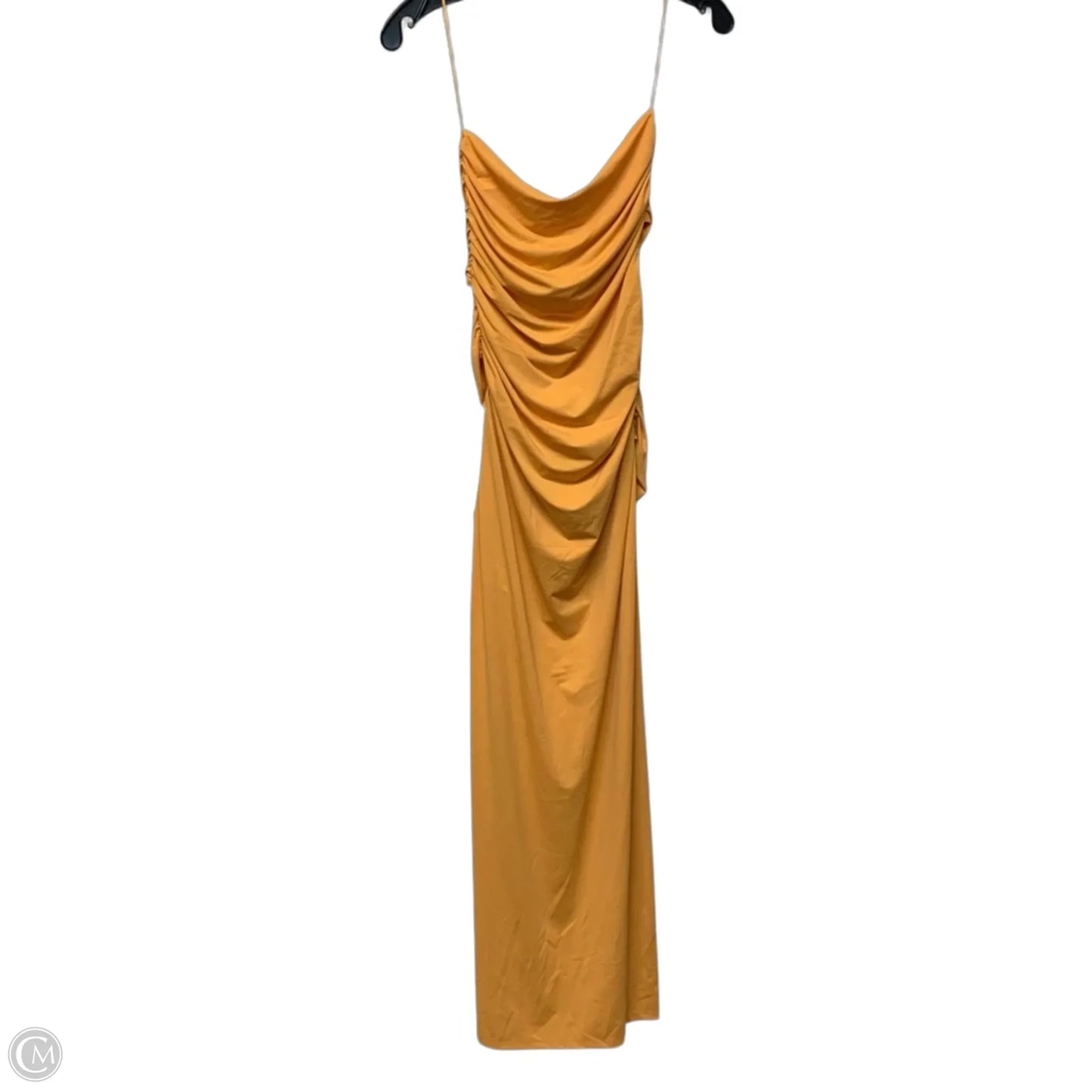 Dress Casual Maxi By Zara In Orange, Size: M