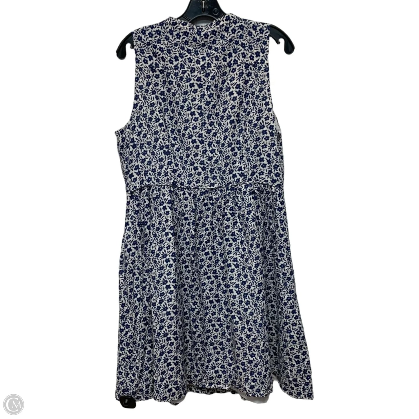 Dress Casual Short By J. Crew In Blue & White, Size: Xl