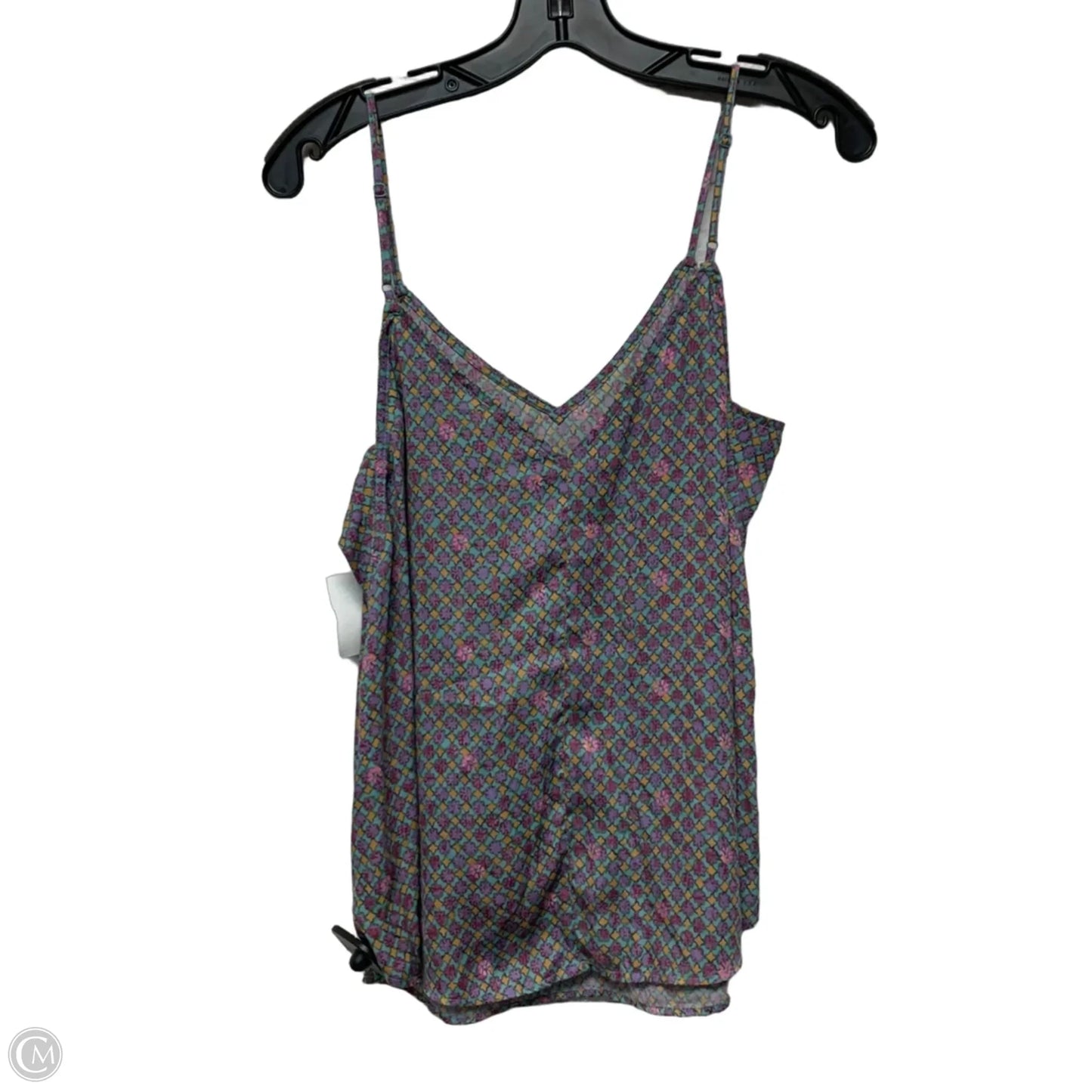 Top Sleeveless By Floreat In Purple, Size: L