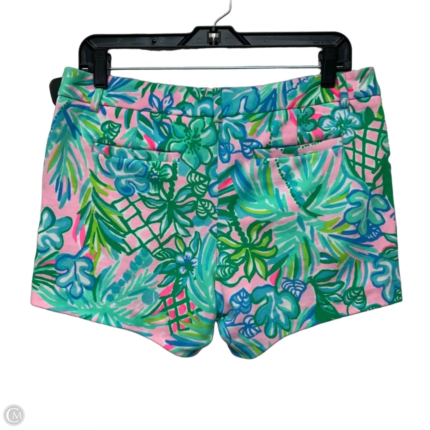 Shorts Designer By Lilly Pulitzer In Green & Pink, Size: 8