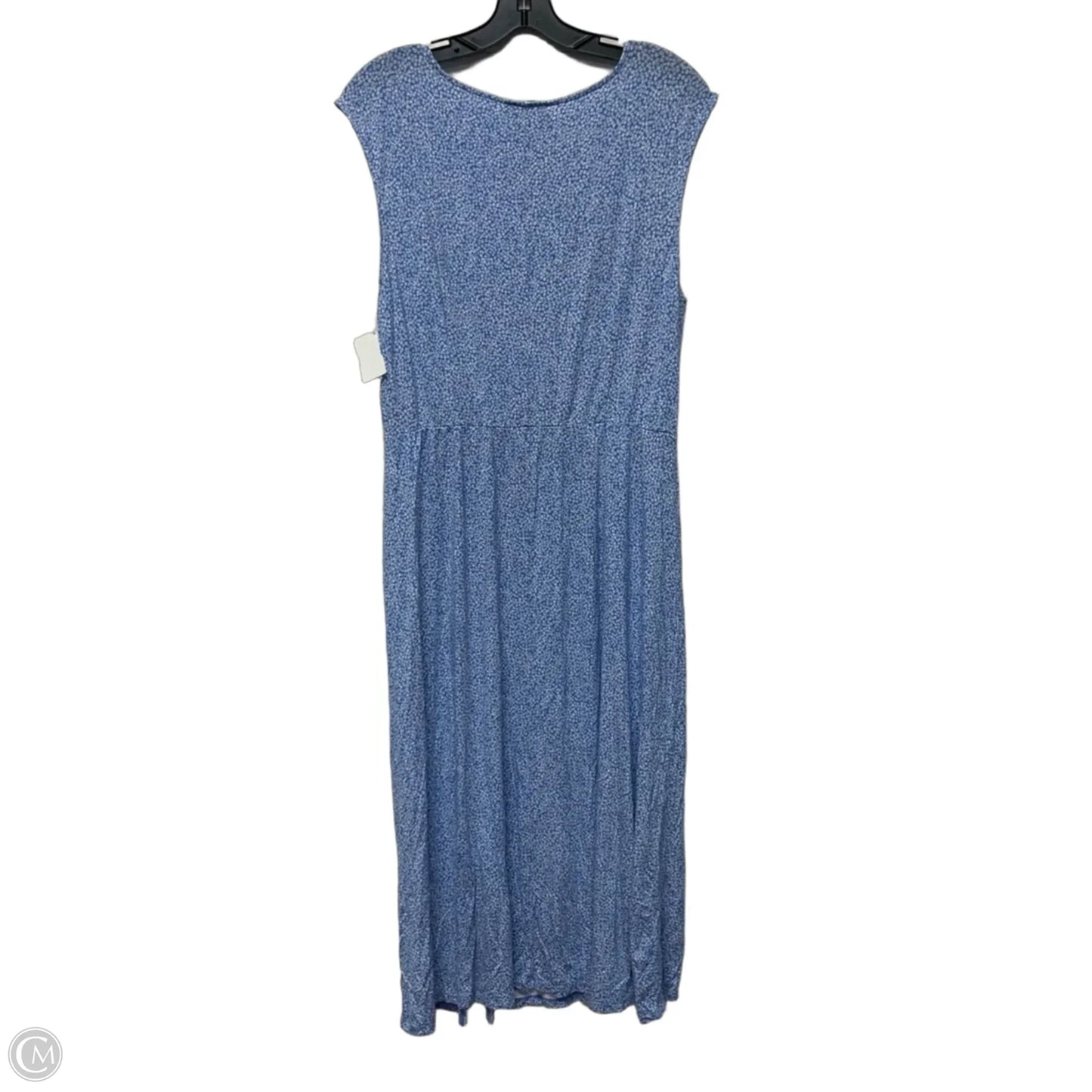 Dress Casual Maxi By Loft In Blue & White, Size: Xl