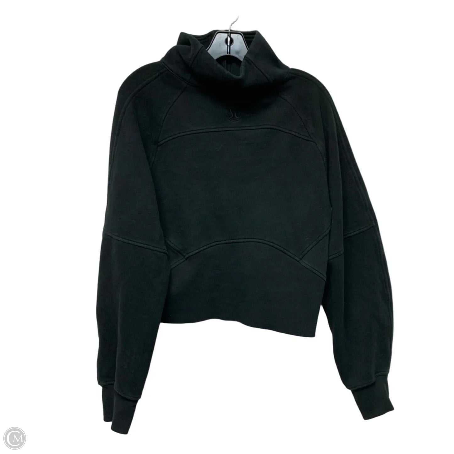 Athletic Jacket By Lululemon In Black, Size: M