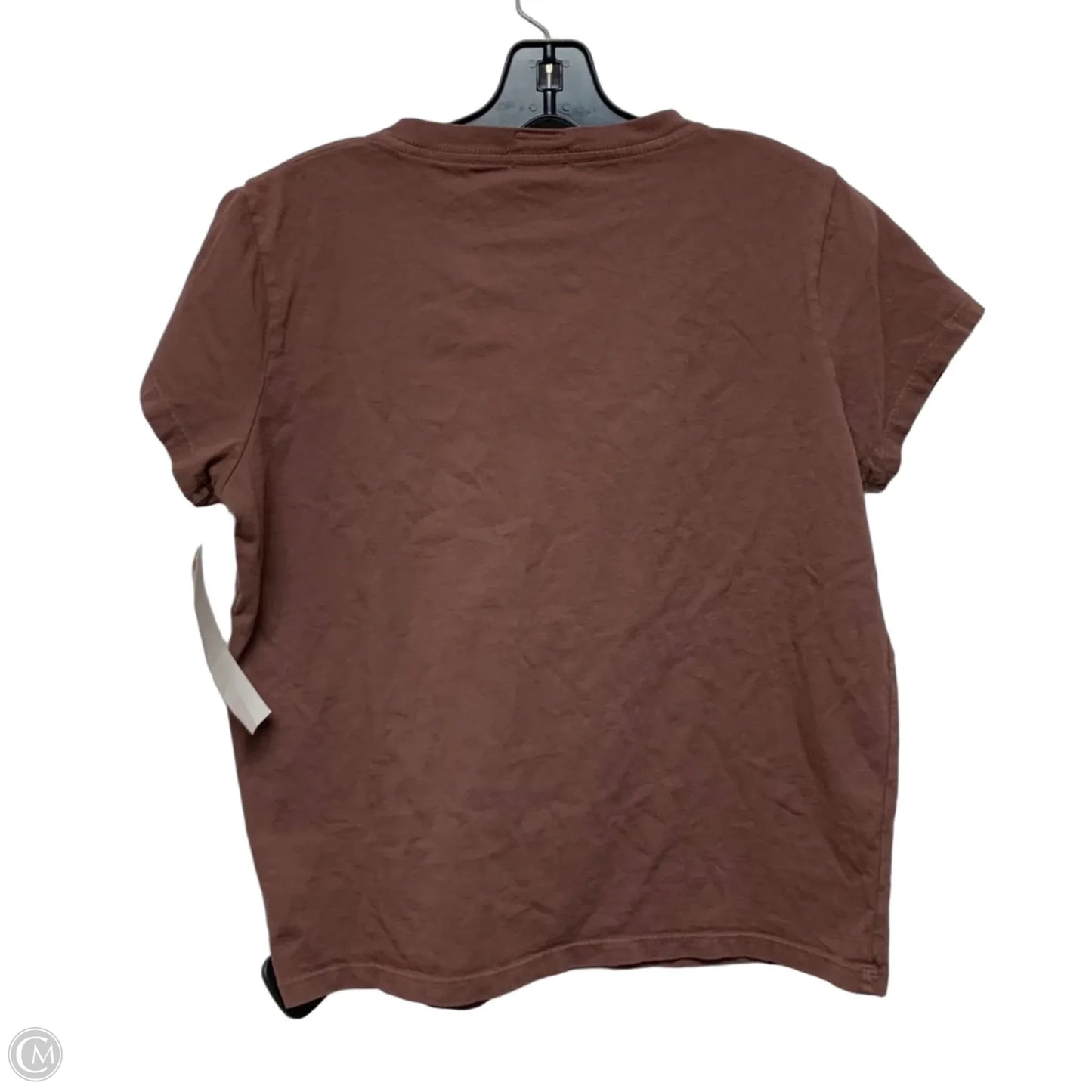 Top Short Sleeve Designer By Mother In Brown, Size: S