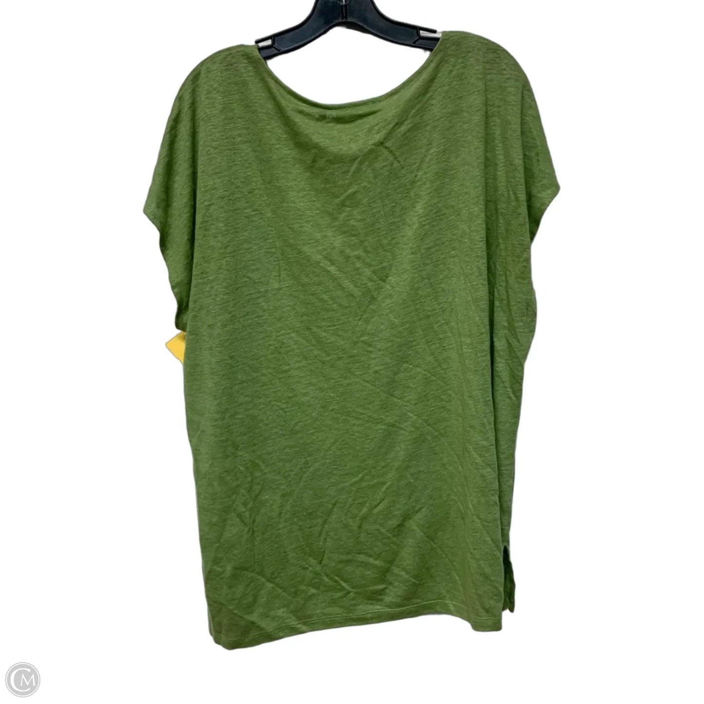 Top Short Sleeve By Chicos In Green, Size: Xl