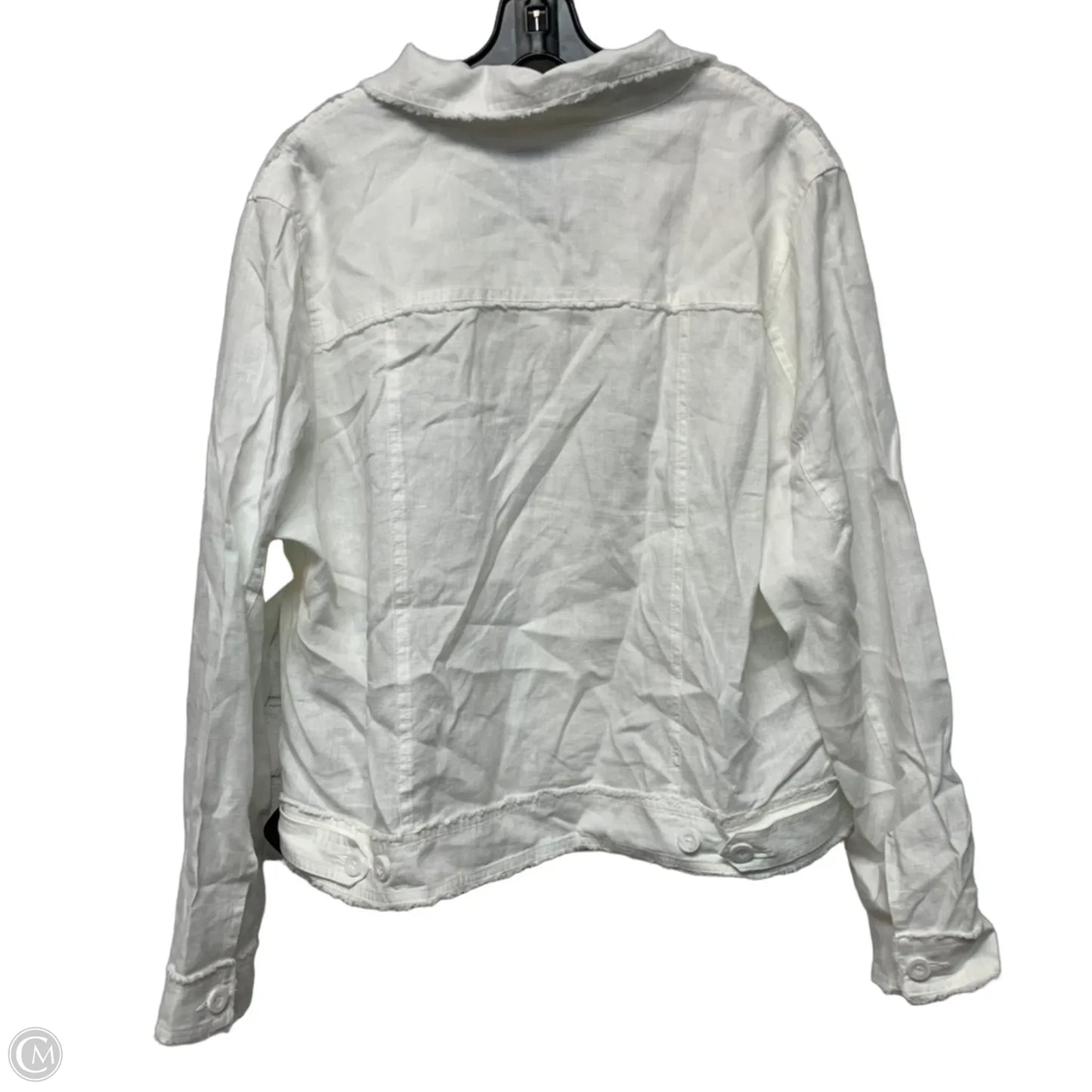 Jacket Shirt By Tommy Bahama In White, Size: Xl