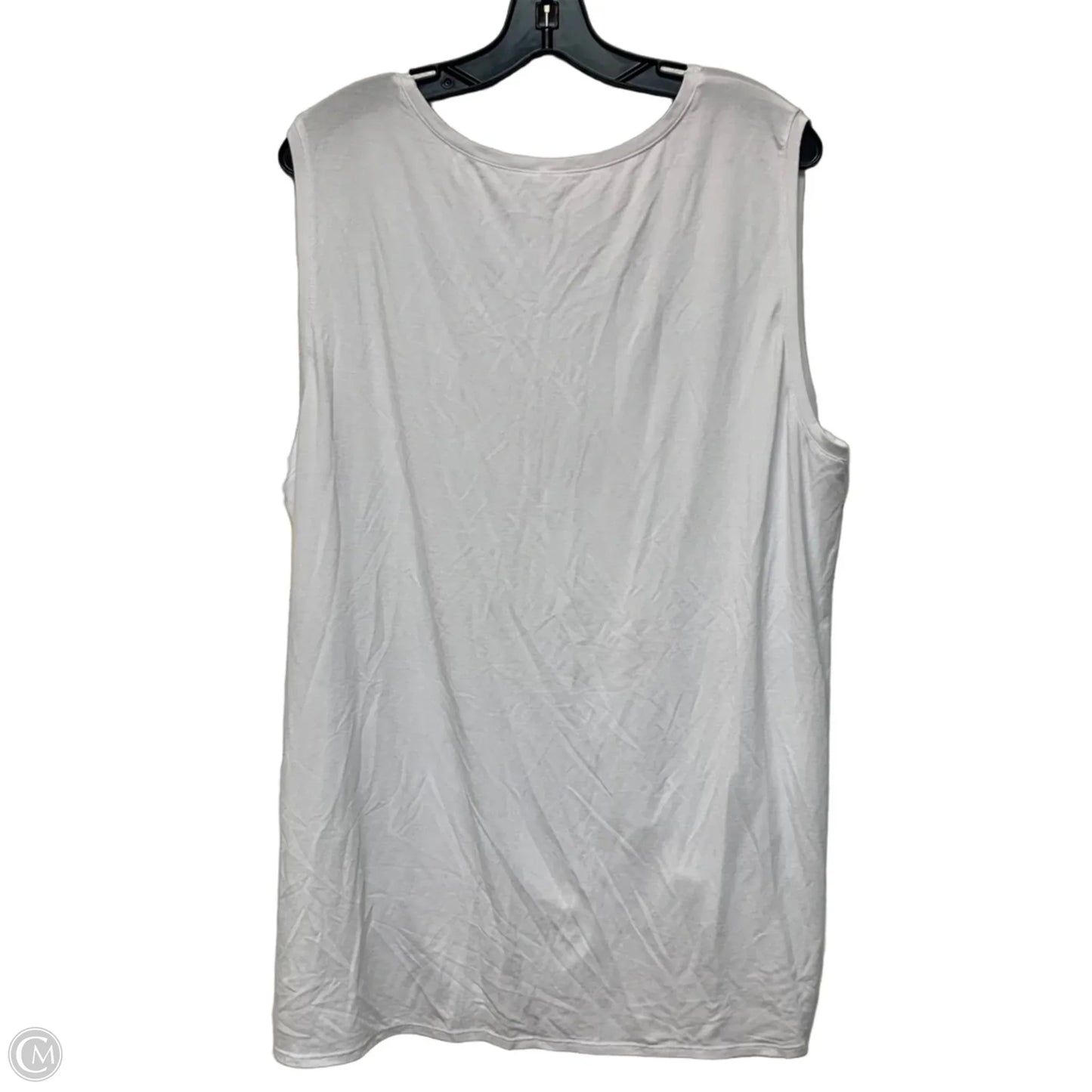 Athletic Tank Top By Fabletics In White, Size: 2x