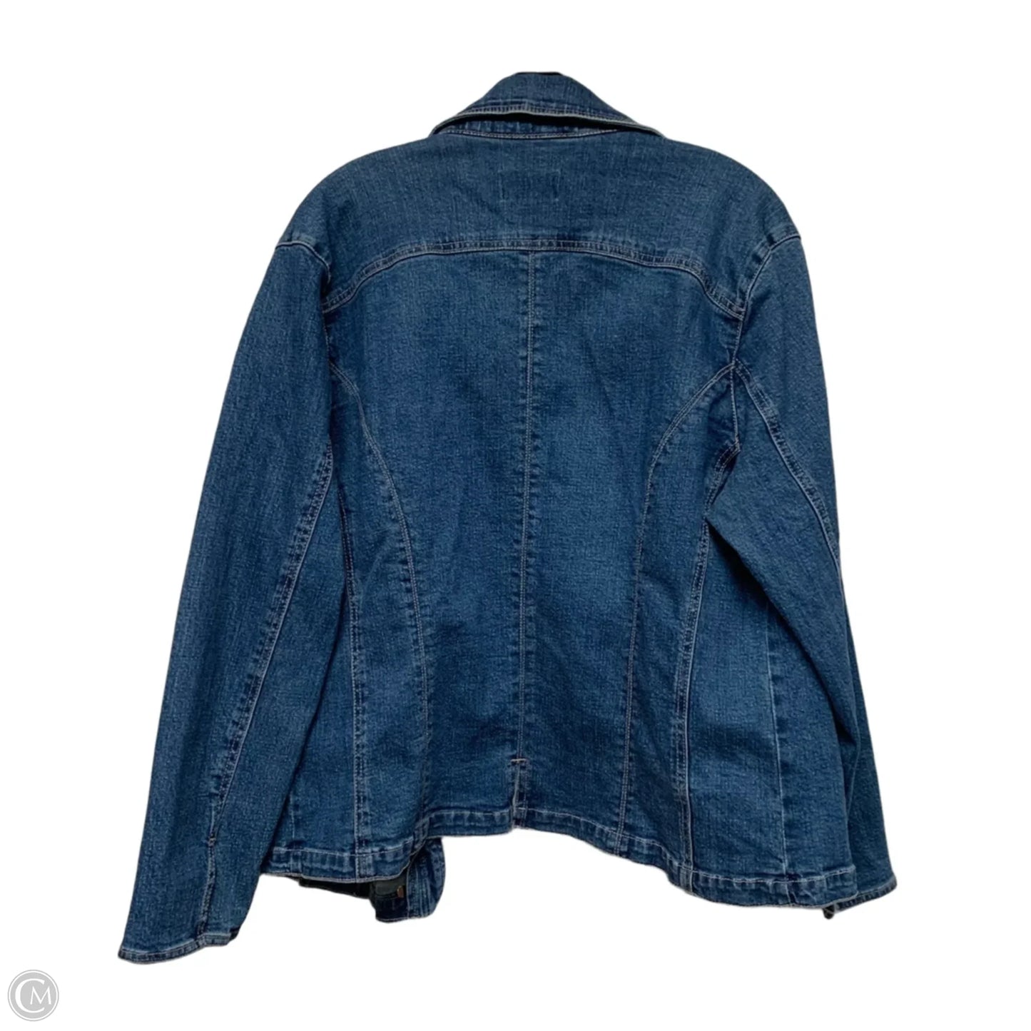 Jacket Denim By Westport In Blue Denim, Size: 14