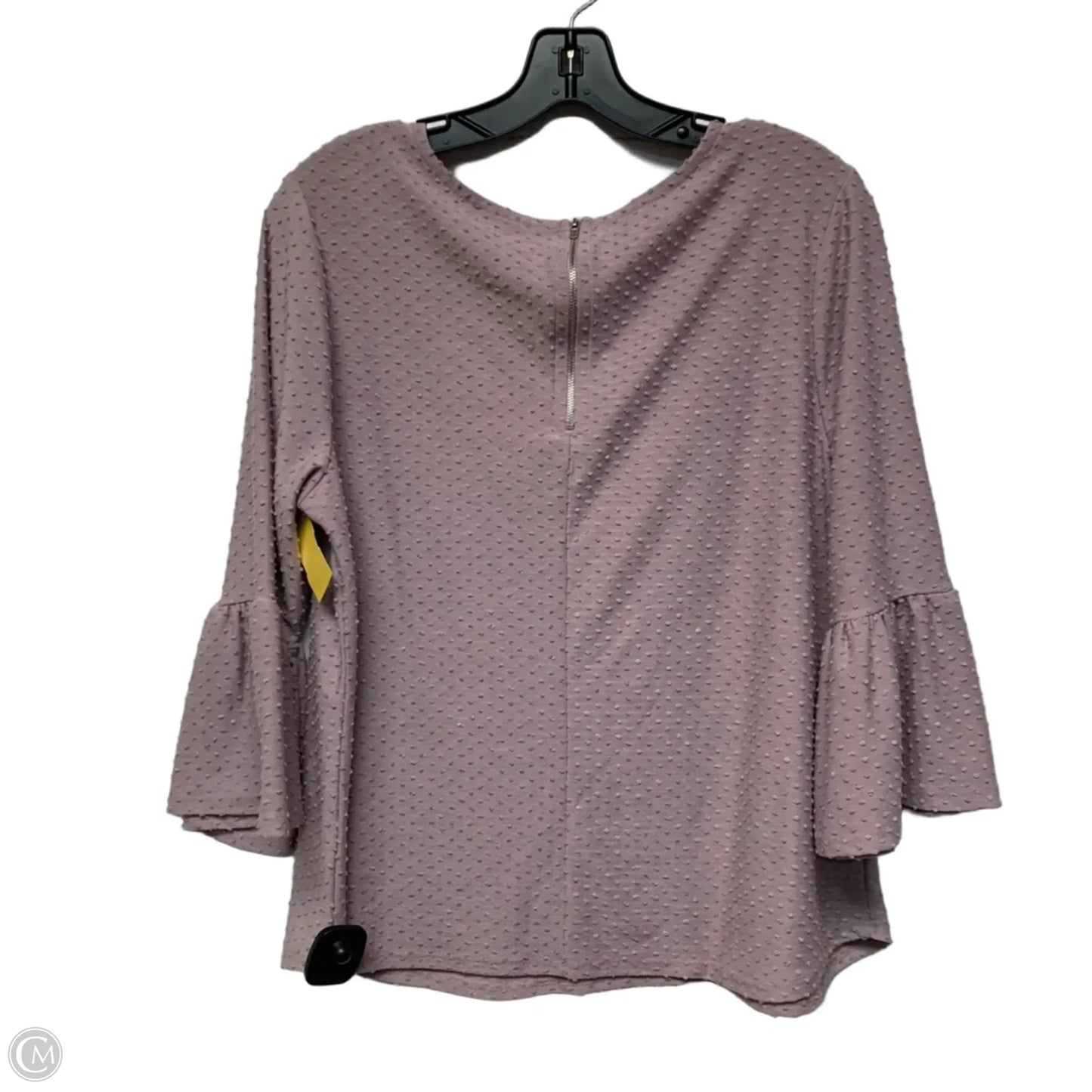 Top Long Sleeve By W5 In Purple, Size: L