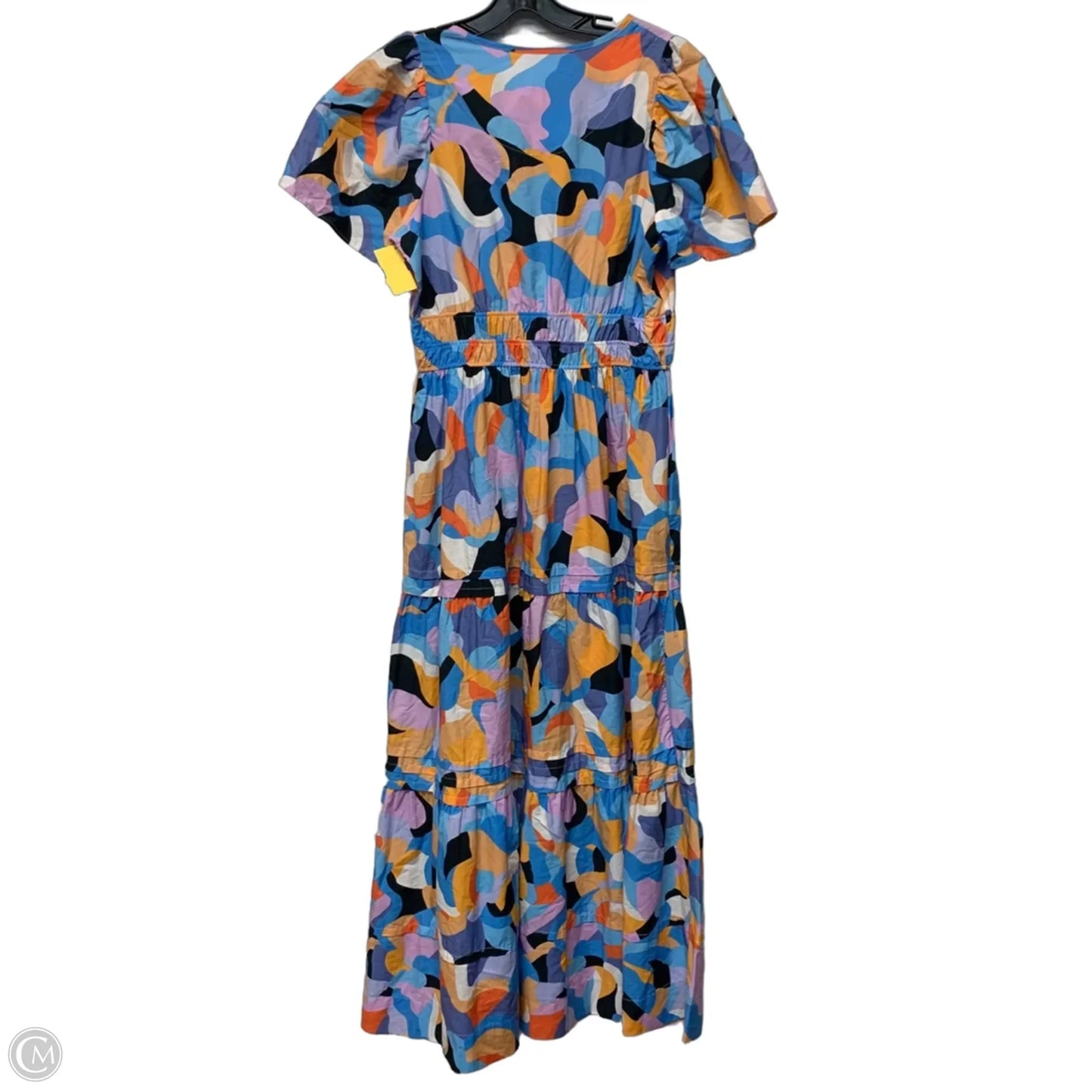 Dress Casual Maxi By Anthropologie In Black & Orange, Size: S