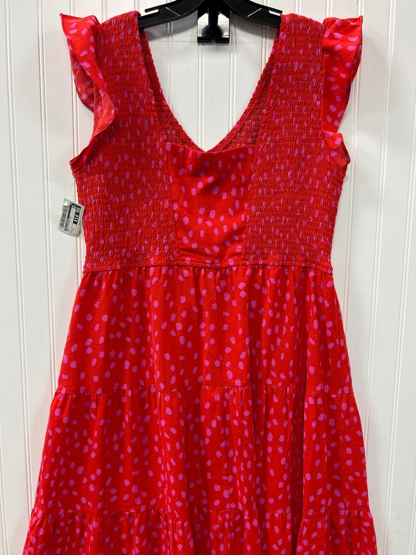Dress Casual Maxi By Prettygarden In Red, Size:Xl
