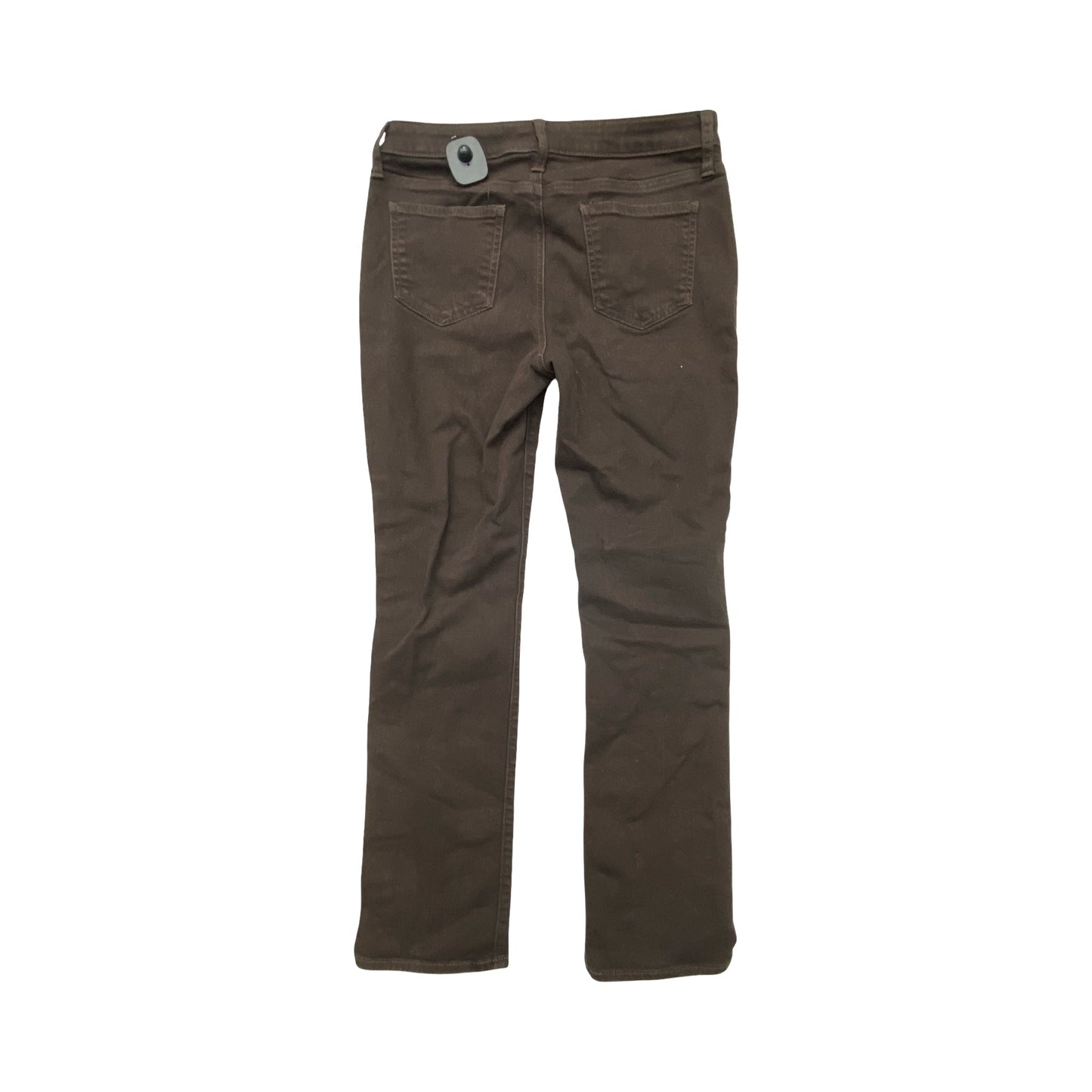 Jeans Straight By Chicos In Brown Denim, Size:4
