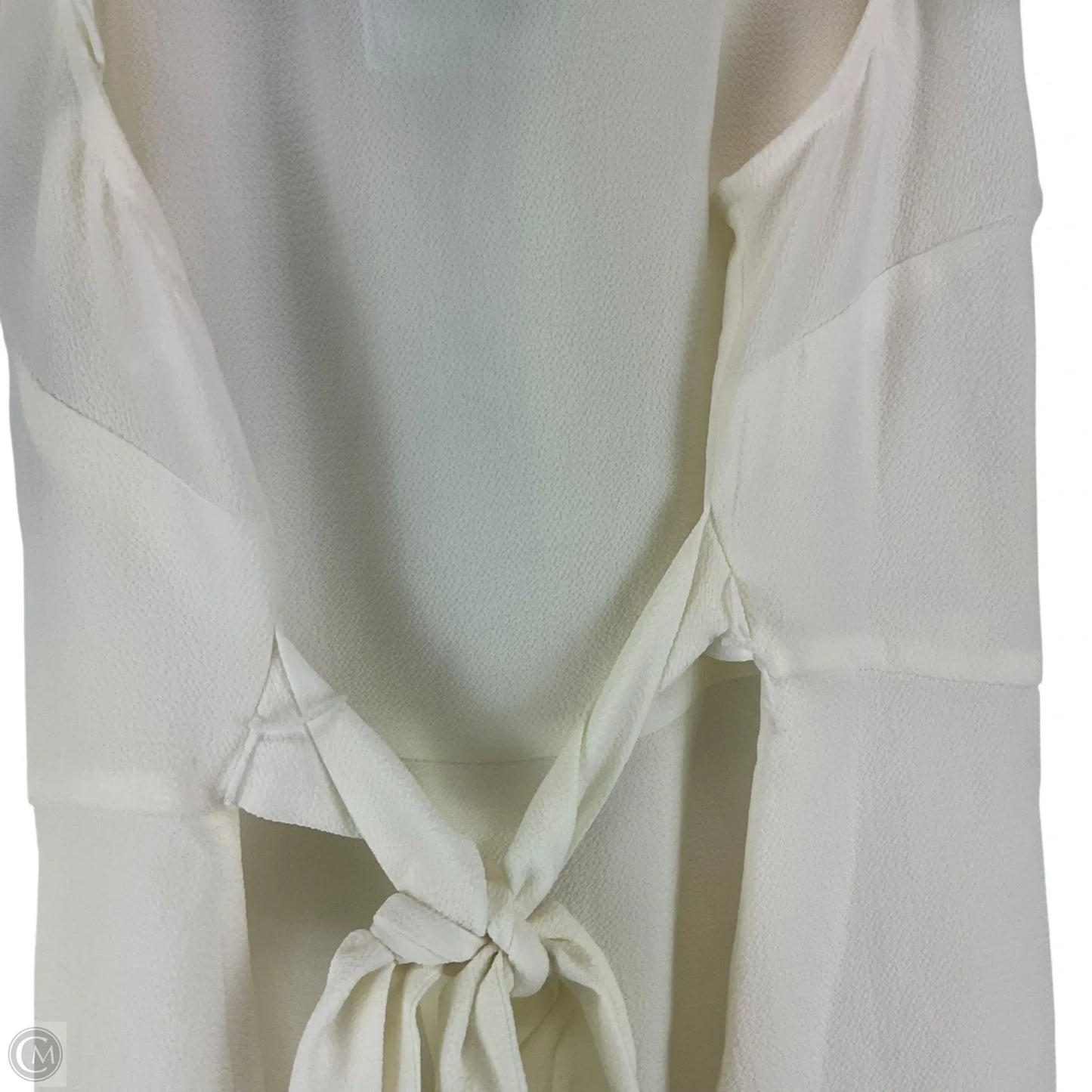Top Sleeveless By Kaari Blue In White, Size: S