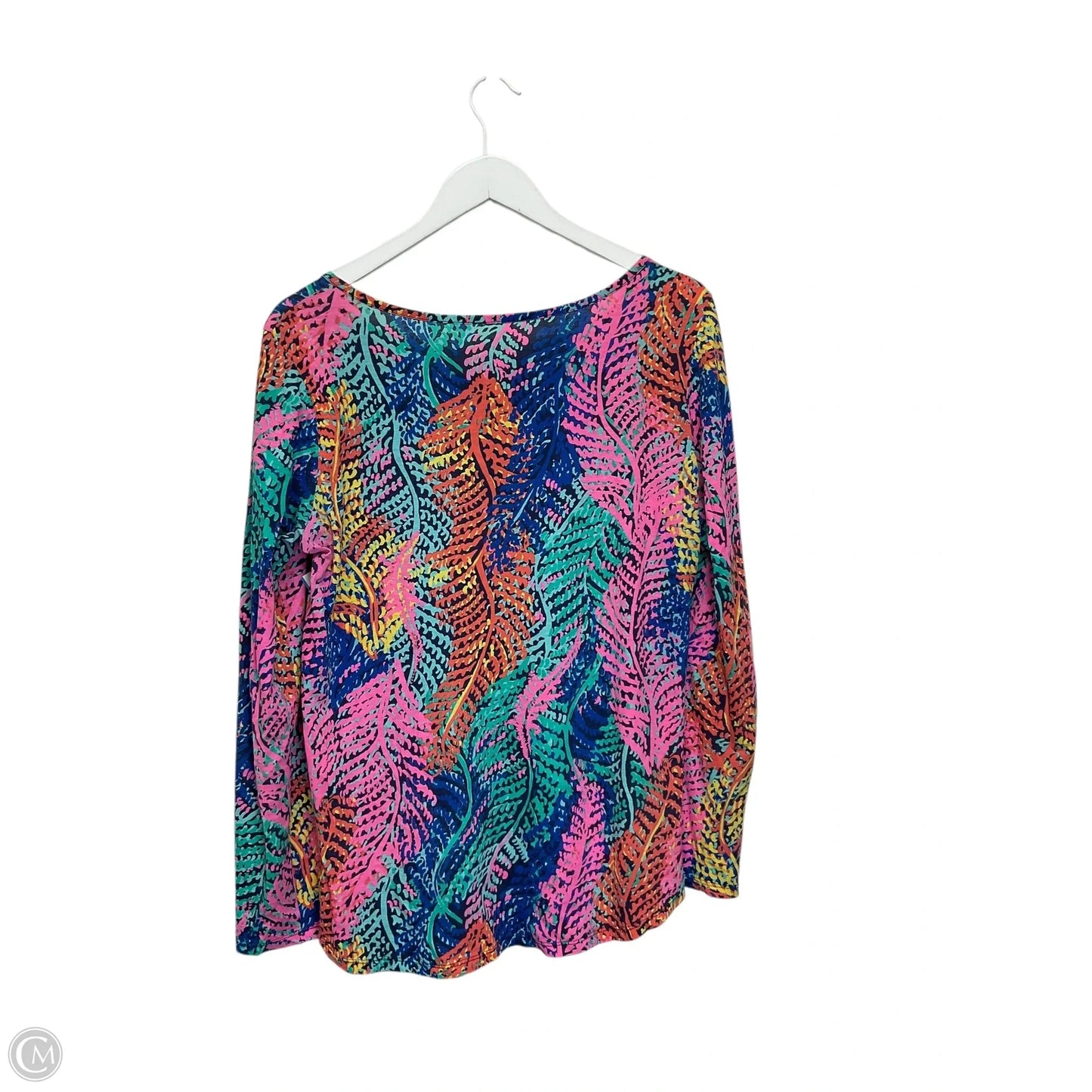 Top Long Sleeve Designer By Lilly Pulitzer In Multi-colored, Size: L