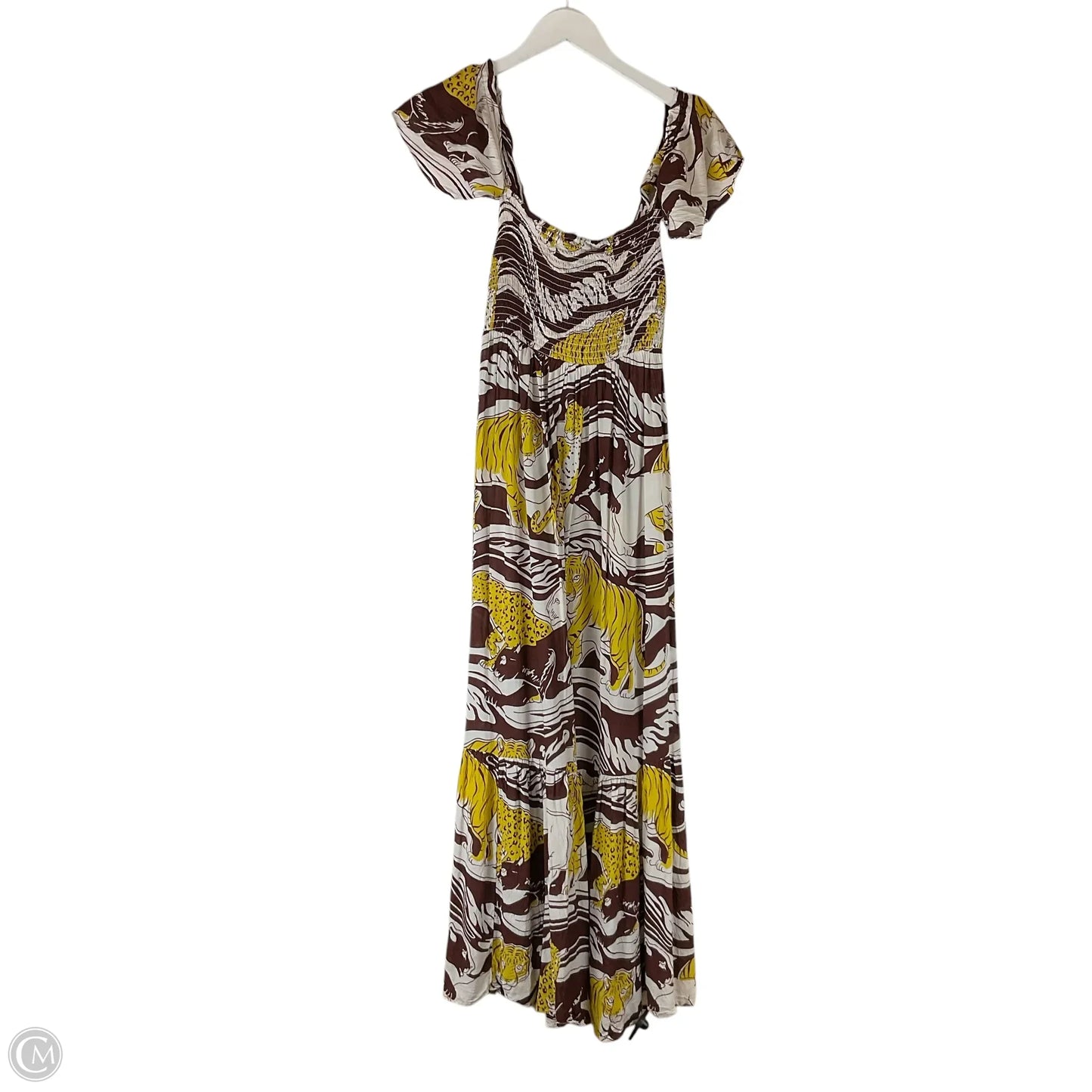 Dress Casual Maxi By Anthropologie In Brown, Size: Xs