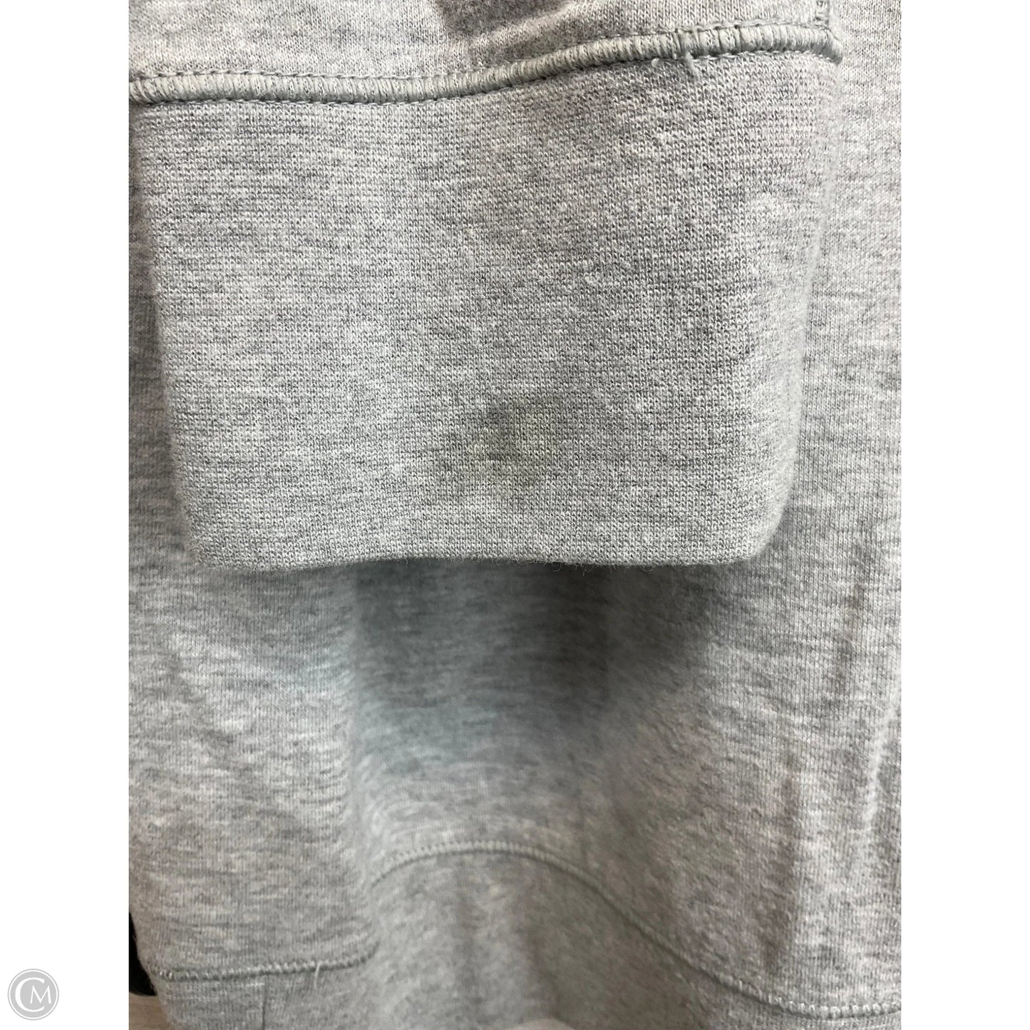 Sweatshirt Collar By Polo Ralph Lauren In Grey, Size: S