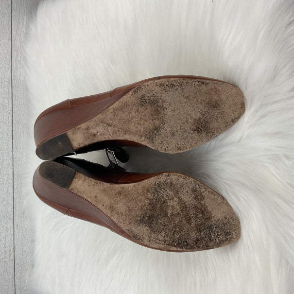 Boots Ankle Heels By Loeffler Randall In Brown, Size: 6.5