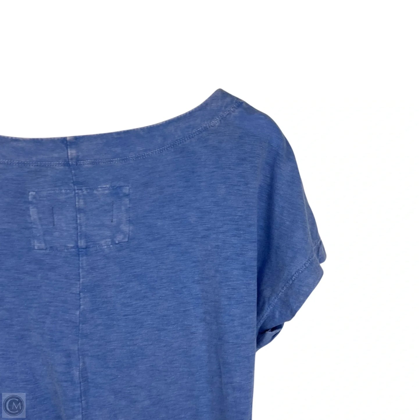 Top Short Sleeve By Anthropologie In Blue, Size: Xs