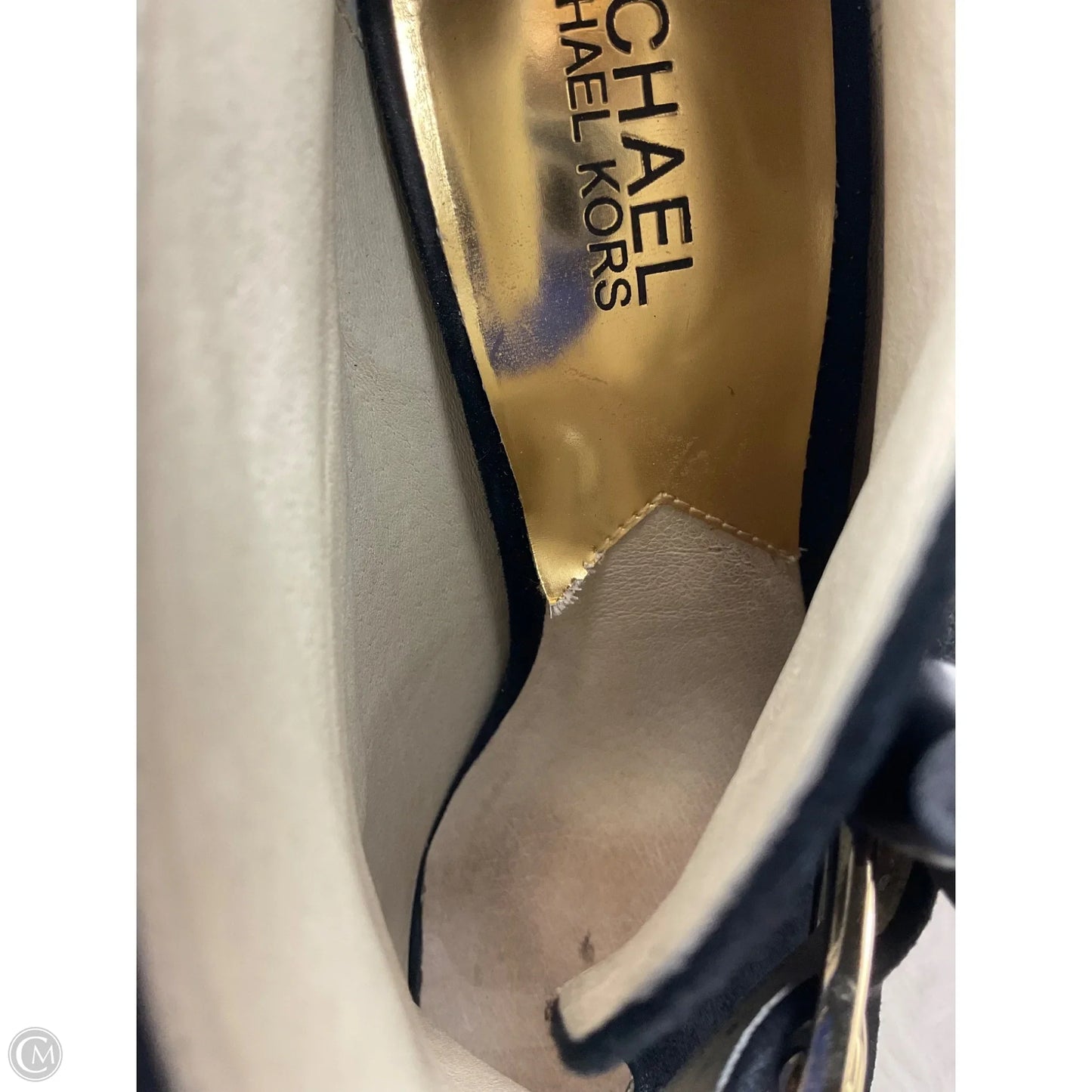 Shoes Designer By Michael Kors In Black, Size: 7.5